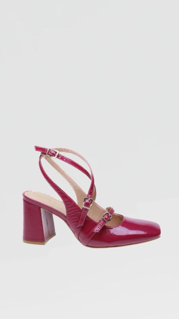 Slingback Couro Amora